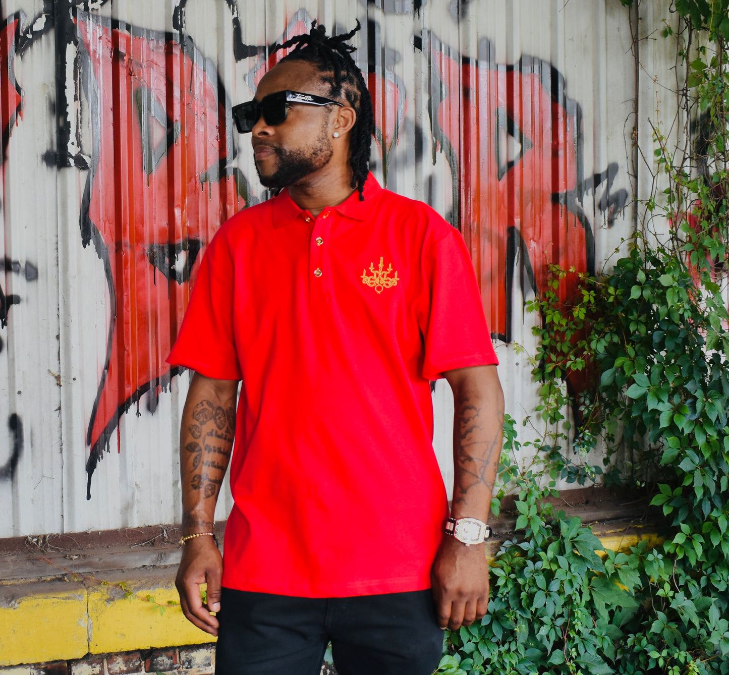 ( “Sophisticated Style: Luxury Interior Rich Collar Shirts Collection Red”