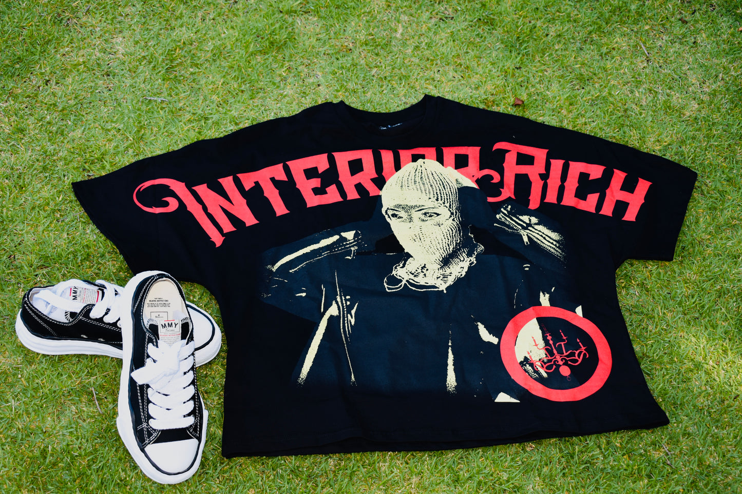 Interior Rich Cropped Boxy T-shirt
