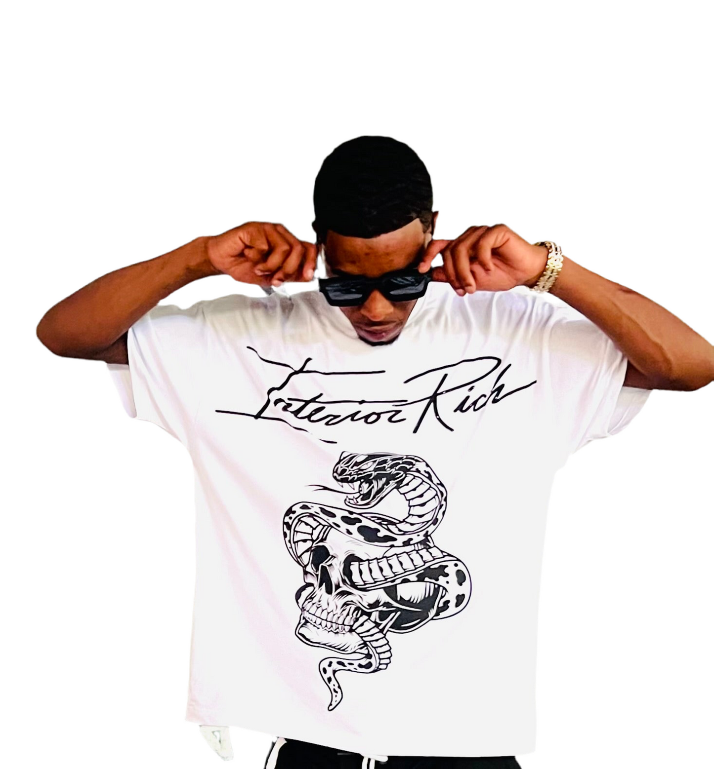 Interior Rich Rhinestone T-shirt