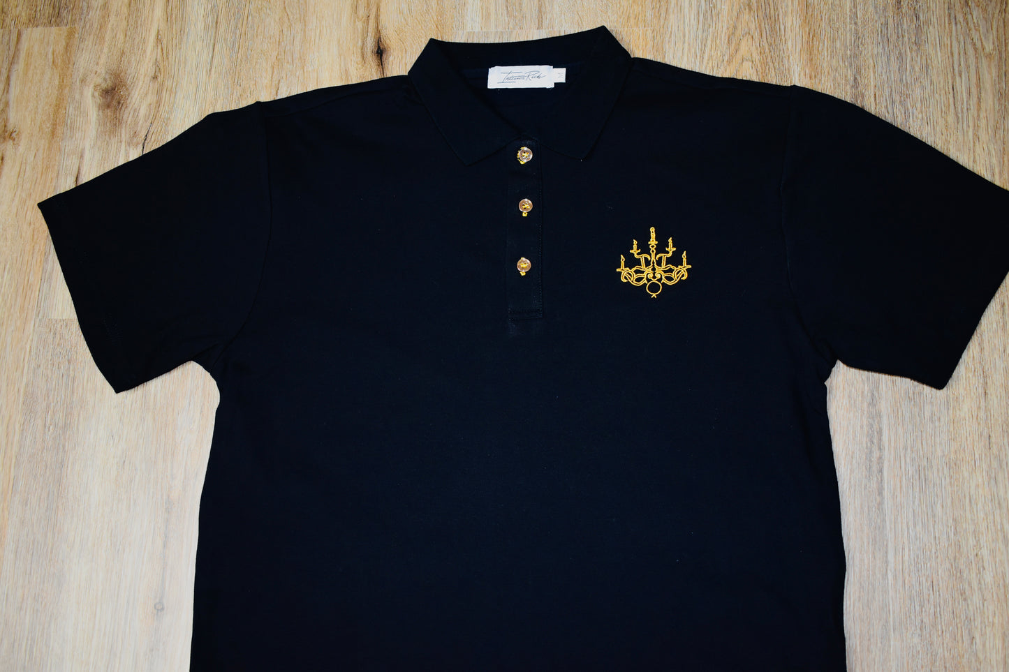 ( “Sophisticated Style: Luxury Interior Rich Collar Shirts Collection Black