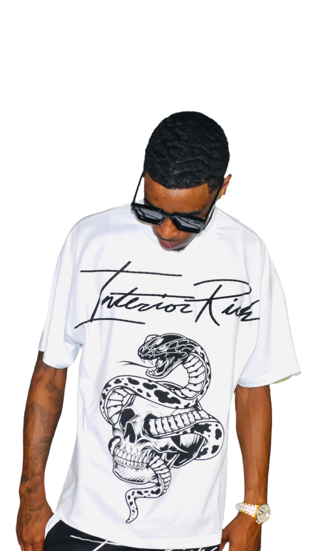 Interior Rich Rhinestone T-shirt