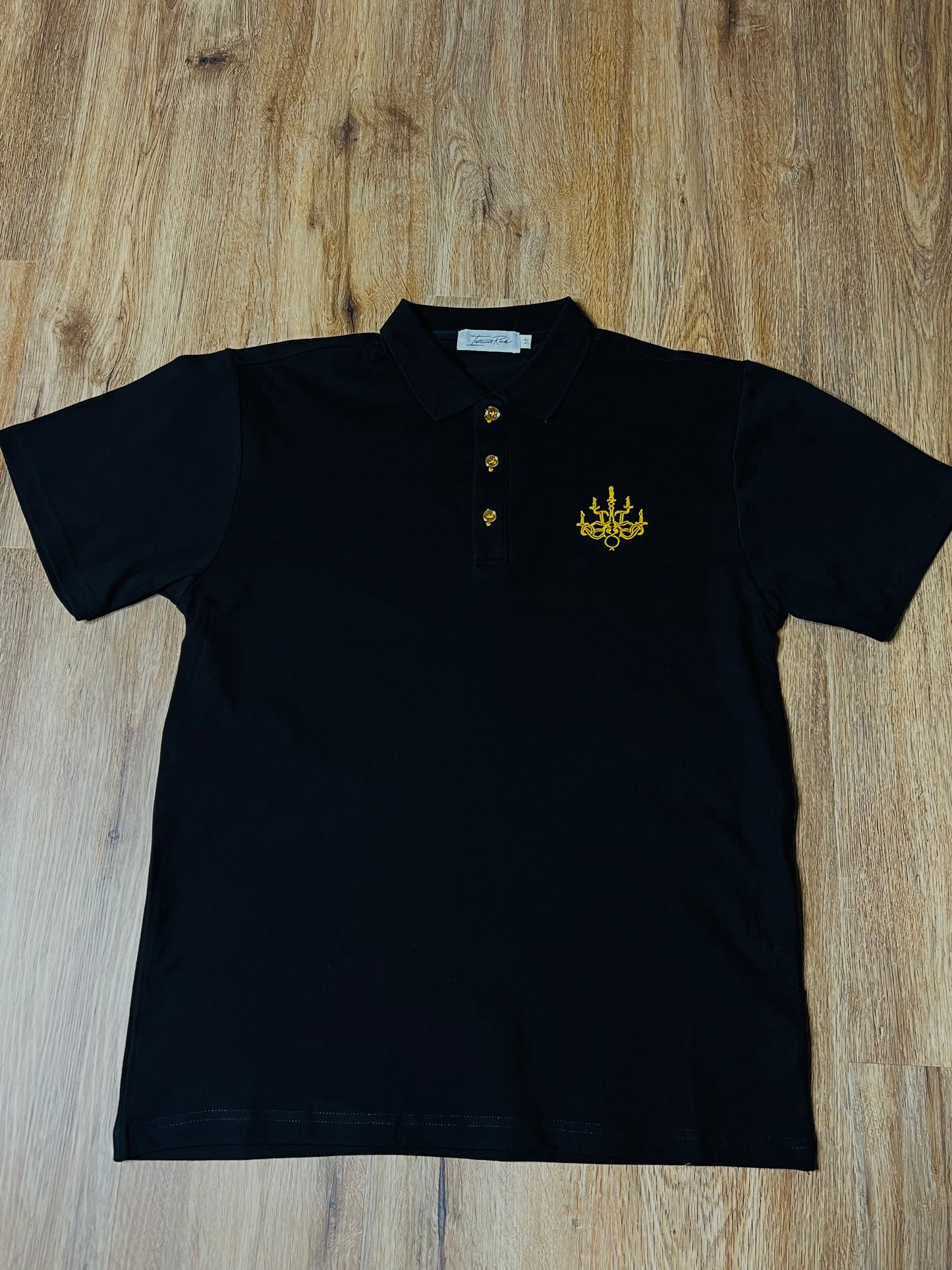 ( “Sophisticated Style: Luxury Interior Rich Collar Shirts Collection Black