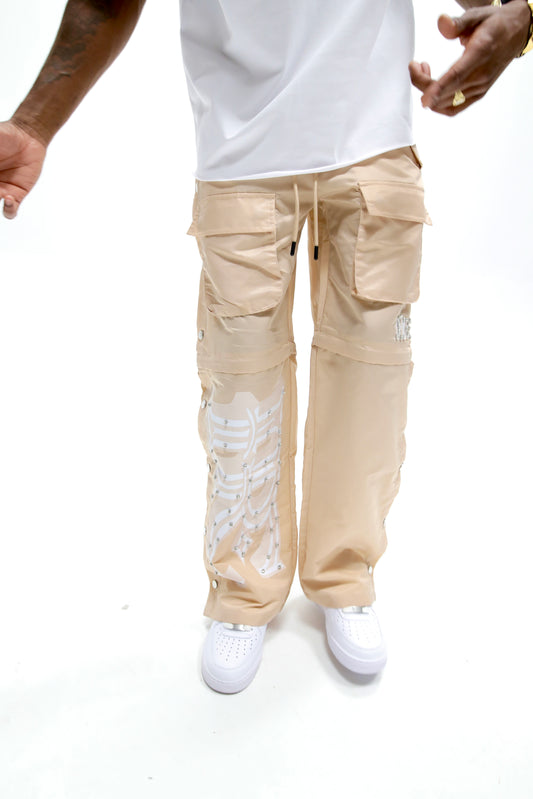 Interior Rich 2-in-1 Nylon Tech Pants