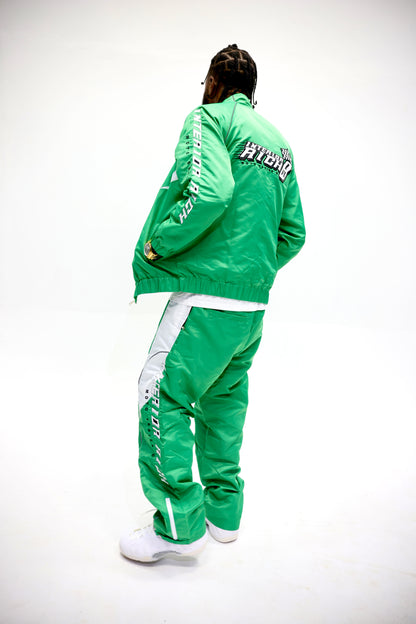 Interior Rich “ MOTO SERIES Trackstar 9” Nylon Racing Set – Green/White