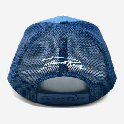 Men’s/Women’s Interior Rich SnapBack Leather blue