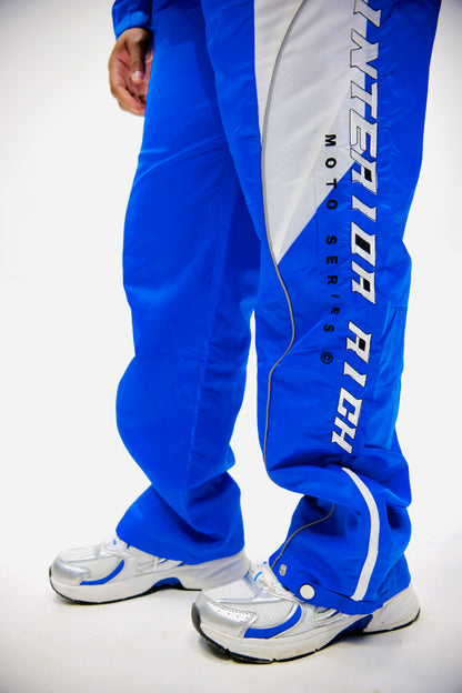 Interior Rich “MOTO SERIES Trackstar 9” Nylon Racing Set – BlUE/White