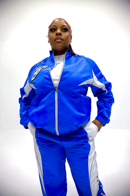 Interior Rich “MOTO SERIES Trackstar 9” Nylon Racing Set – BlUE/White