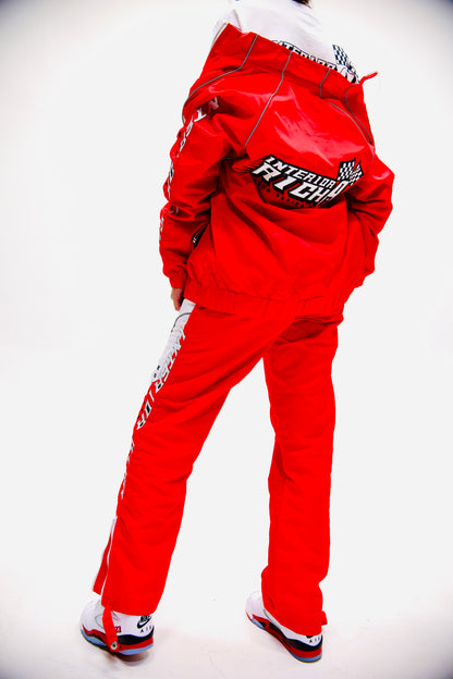 Interior Rich “MOTO SERIES Trackstar 9” Nylon Racing Set – Red/white