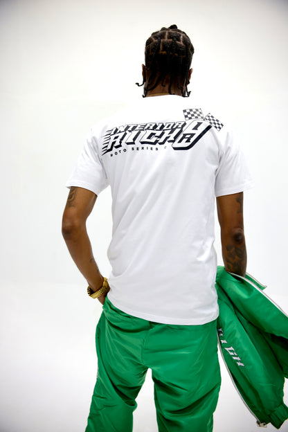 Interior Rich “Moto Series 9” Tee – White