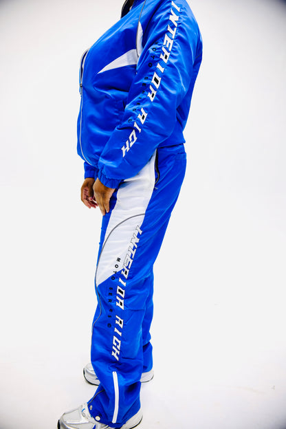 Interior Rich “MOTO SERIES Trackstar 9” Nylon Racing Set – BlUE/White