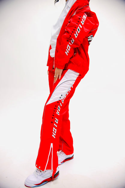 Interior Rich “MOTO SERIES Trackstar 9” Nylon Racing Set – Red/white