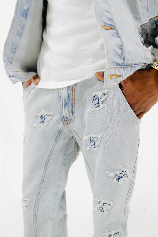 Signature StoneWashed IR Flare Jeans