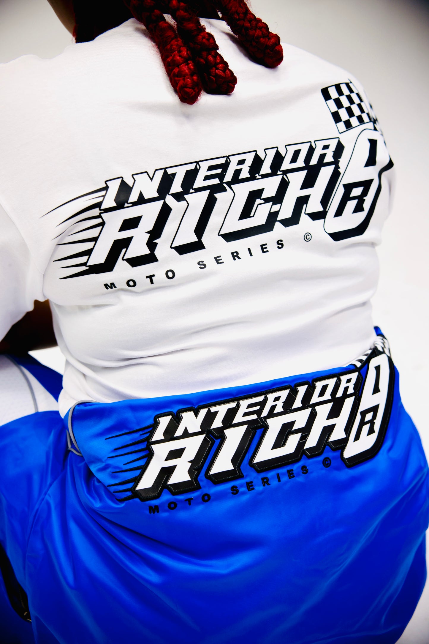 Interior Rich “Moto Series 9” Tee – White