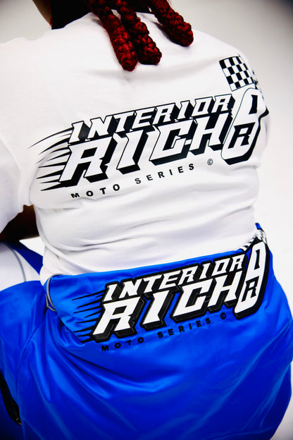 Interior Rich “Moto Series 9” Tee – White
